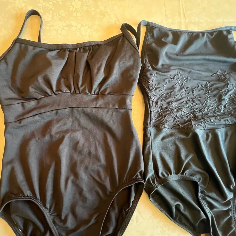 3 Dance Leotards Black size small - Picture 3 of 5
